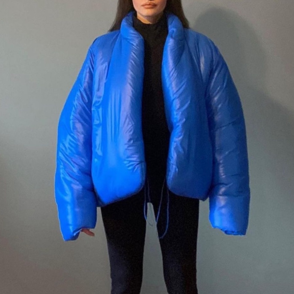 YEEZY X GAP ROUND JACKET BLUE